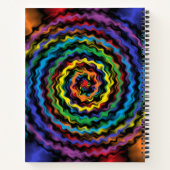 Eine farbenfrohe Detonation Notizblock (Rückseite)