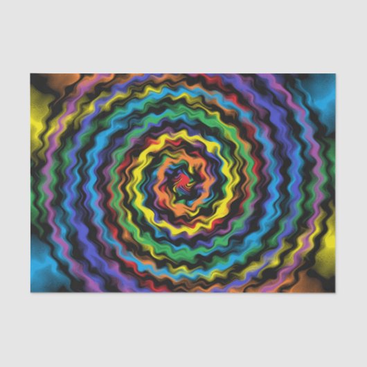 Eine farbenfrohe Detonation Seidenpapier (Vorderseite)