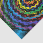 Eine farbenfrohe Detonation Seidenpapier (Ausschnitt)