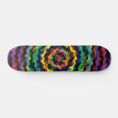 Eine farbenfrohe Detonation Skateboard (Horizontal)