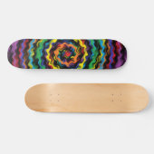 Eine farbenfrohe Detonation Skateboard (Horizontal)