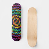 Eine farbenfrohe Detonation Skateboard (Vorderseite)