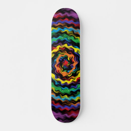 Eine farbenfrohe Detonation Skateboard (Vorne)