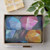 Eine farbenfrohe Gem Serie Design 4 Seidenpapier (Geschenk)