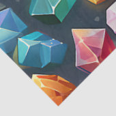 Eine farbenfrohe Gem Serie Design 4 Seidenpapier (Ausschnitt)