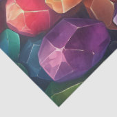 Eine farbenfrohe Gem Serie Design 5 Seidenpapier (Ausschnitt)