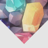 Eine farbenfrohe Gem Serie Design 8 Seidenpapier (Ausschnitt)