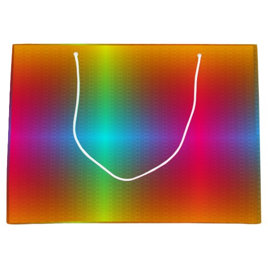 Eine farbenfrohe Geschenktasche mit einem lebendig Große Geschenktüte (Vorderseite)