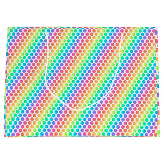 Eine farbenfrohe Geschenktasche mit einem lebendig Große Geschenktüte (Vorderseite)
