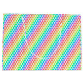 Eine farbenfrohe Geschenktasche mit einem lebendig Große Geschenktüte (Rückseite)