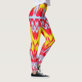 Eine farbenfrohe, nahtlose "Ratti_Creative_Arts"-L Leggings (Rechts)