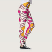 Eine farbenfrohe, nahtlose "Ratti_Creative_Arts"-L Leggings (Rechts)