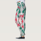 Eine farbenfrohe, nahtlose "Ratti_Creative_Arts"-L Leggings (Links)