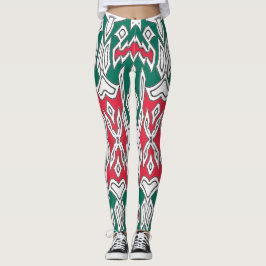 Eine farbenfrohe, nahtlose "Ratti_Creative_Arts"-L Leggings