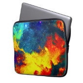 Eine farbenfrohe Reise durch das Universum. Jetzt  Laptopschutzhülle (Vorderseite Links)