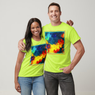Eine farbenfrohe Reise durch das Universum. Jetzt T-Shirt