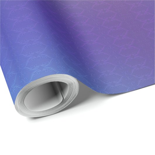 Eine farbenfrohe Rolle Gradienten-Geschenkpapier Geschenkpapier (Rolleneckpunkt)