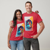 eine farbenfrohe Silhouette im Dschungel T-Shirt (Unisex)