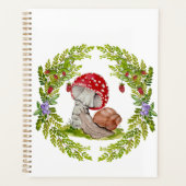 Eine farbenfrohe Waldfliege und eine Schnecke Planer (Vorderseite)