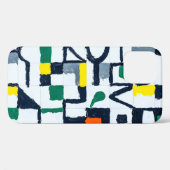 eine Farbenmalerei; Abstrakte Rastermalerei; Case-Mate iPhone Hülle (Rückseite (Horizontal))