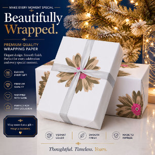 Eine farbenprächtige Blume mit einer einzigartigen Geschenkpapier