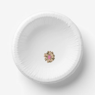 Eine farbenprächtige Blume mit einer einzigartigen Pappteller