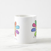 EINE FARBHAFTE TAGESBlume Kaffeetasse (Mittel)