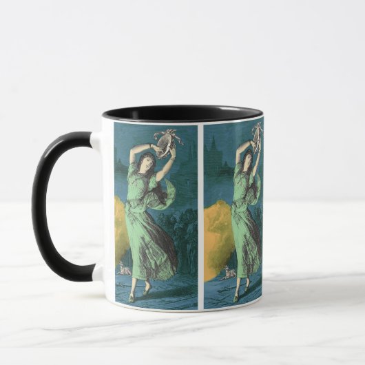 Eine farbige Esmeralda-Illustrations-Tasse Tasse (Links)