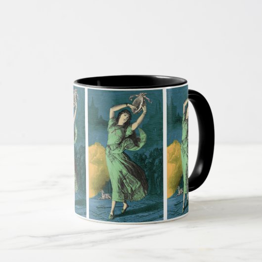 Eine farbige Esmeralda-Illustrations-Tasse Tasse (VorderseiteRechts)
