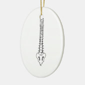 EINE FARBSPANNE KERAMIK ORNAMENT (Links)