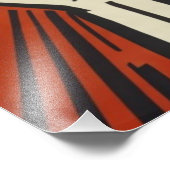 Eine Faust für Power und Wandel Fotodruck (Ecke)