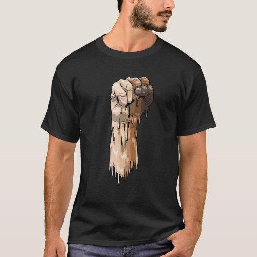 Eine Faust-Hand-Feier Frauen T-Shirt (Vorderseite)