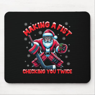 Eine Faust machen, dich zweimal überprüfen, Eishoc Mousepad