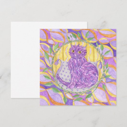 Eine Featherkatze (Vorne/Hinten)