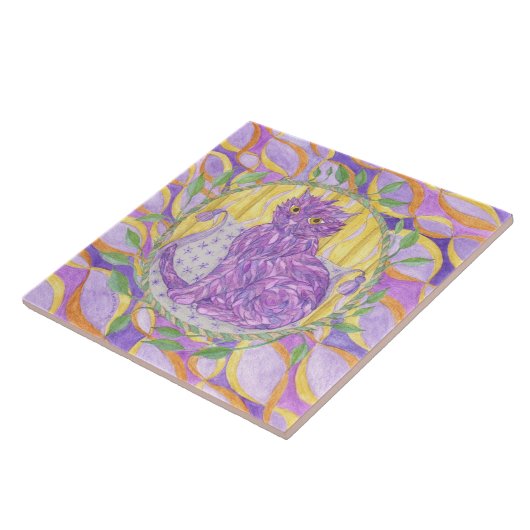 Eine Featherkatze Fliese (Seite)