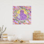 Eine Featherkatze Poster (Küche)