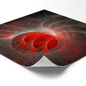 Eine Feder in der Kappe Poster (Ecke)