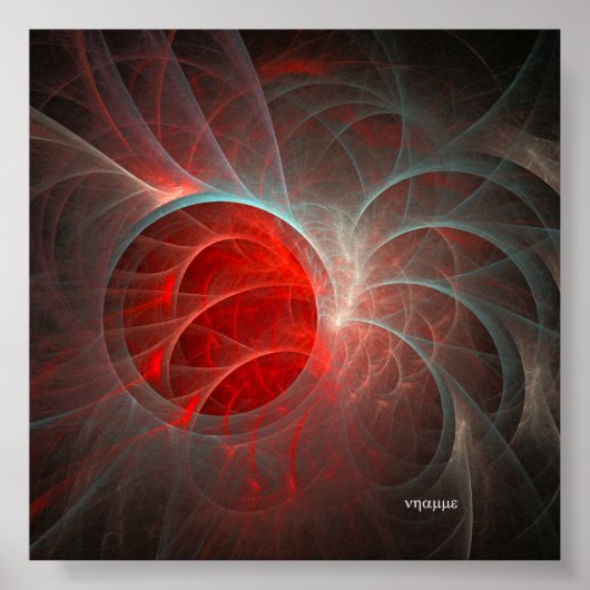 Eine Feder in der Kappe Poster (Vorne)