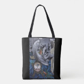 "Eine Feder-und eine Skala-" Taschen-Tasche Tasche (Rückseite)