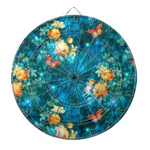 Eine Fee im Garten Serie Design 11    Dartscheibe