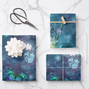 Eine Fee im Garten Serie Design 1 Geschenkpapier Set