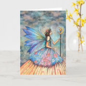 Eine Fee Königin Illustration von Molly Harrison A Karte (Gelbe Blume)