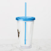 Eine Fee und ein dunkler Wolf Acryltrinkbecher (Rechts)