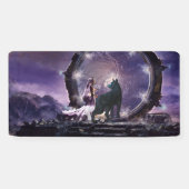 Eine Fee und ein dunkler Wolf Banner (Horizontal)