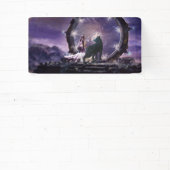 Eine Fee und ein dunkler Wolf Banner (InSitu)