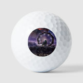 Eine Fee und ein dunkler Wolf Golfball (Vorderseite)