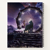 Eine Fee und ein dunkler Wolf Notizblock (Rückseite)