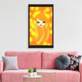 Eine Fee-Welt-Leinwand Leinwanddruck (Insitu (Wohnzimmer))