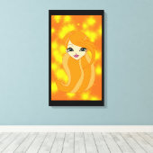 Eine Fee-Welt-Leinwand Leinwanddruck (Insitu (Holzboden))