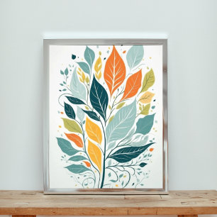 Eine Feier des Fall Foliage Fotodruck